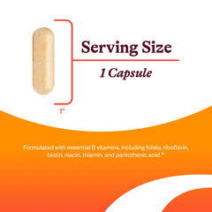 B vitamin capsules in a dish