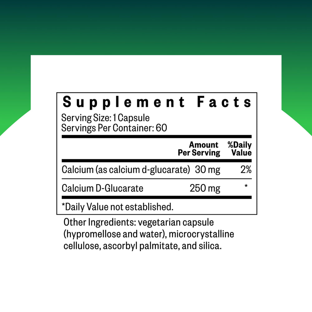 Label showing product name and dosage information