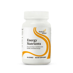 Seeking Health Energy Nutrients bottle front for daily energy support.