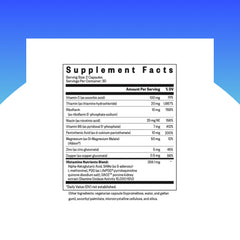 Histamine Nutrients label close-up