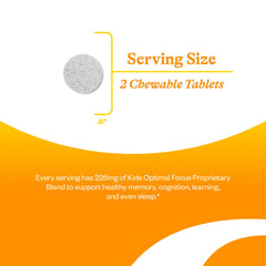 Close-up of chewable tablets for kids