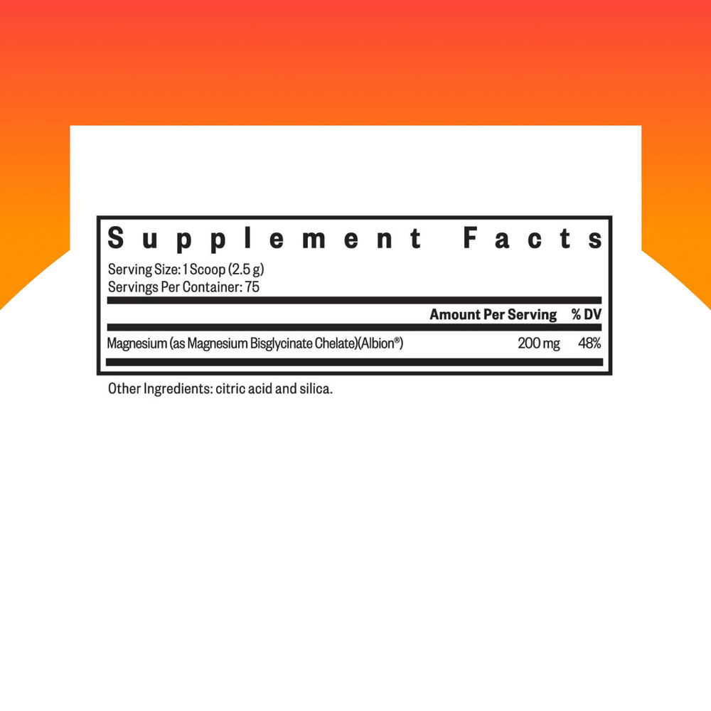 Illustration of magnesium bisglycinate chelate structure