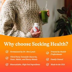 Quality and safety assurance label for Seeking Health molybdenum product