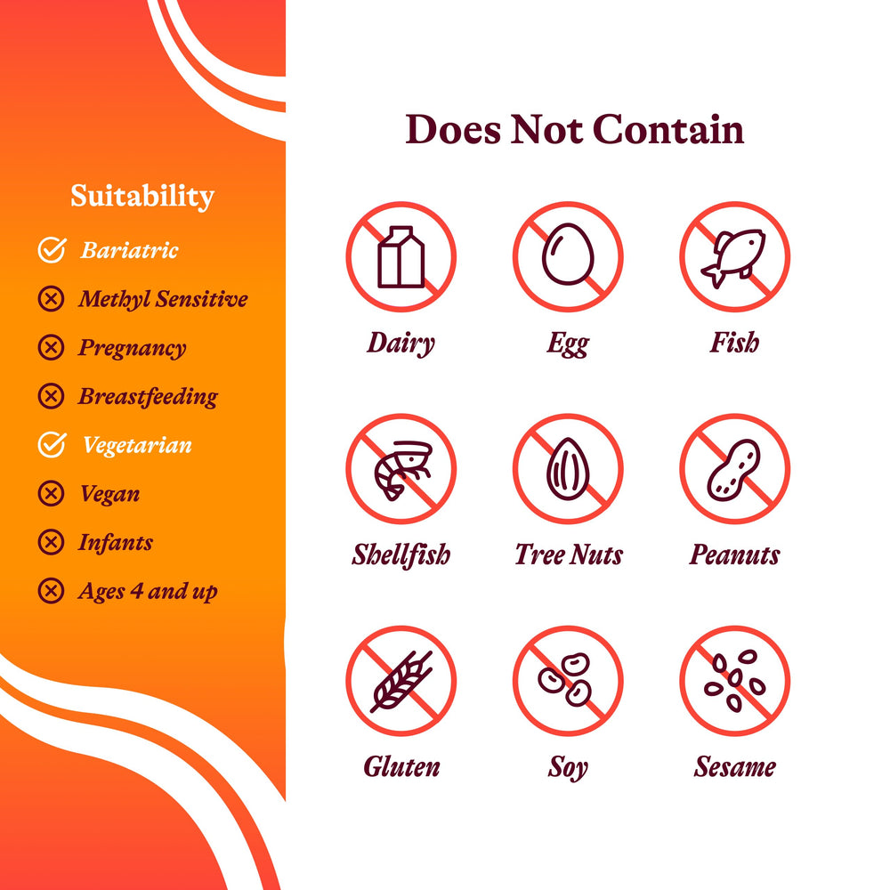 Allergen-free label indicating safety and purity