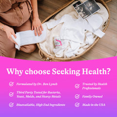 Allergen-free methyl-free prenatal supplement label