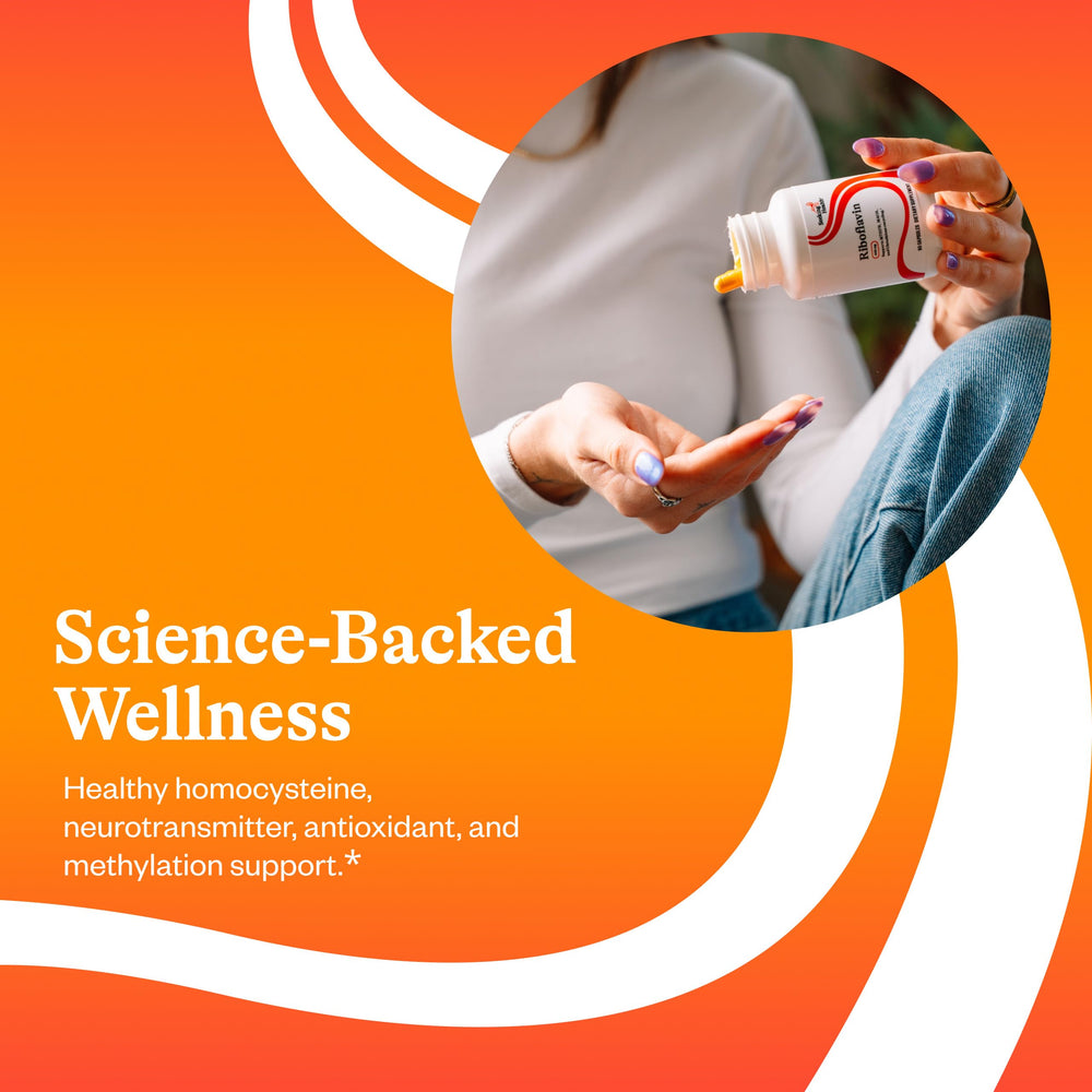 Supplement bottle for methylation and homocysteine support