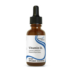Seeking Health Vitamin D3 Drops bottle with olive oil base, 1 oz