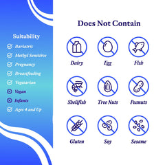 Vegetarian vitamin D3 and K2 supplement seal