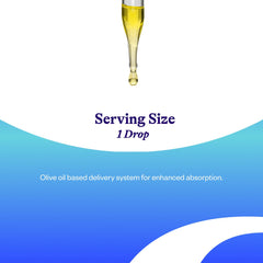 Label close-up showing vitamin D3 12.5 mcg and vitamin K2 50 mcg per serving