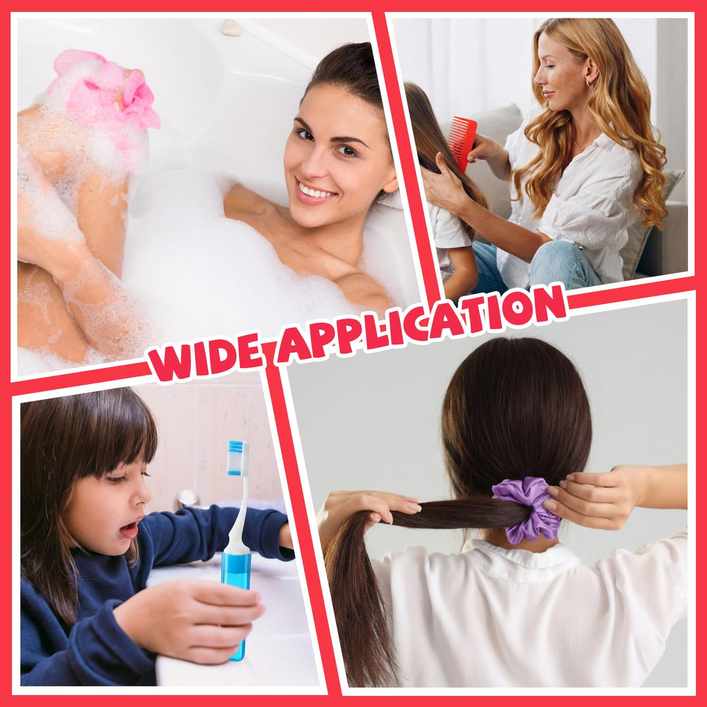 Hair rings and compact mirrors for gifting