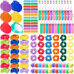 Seeloowy 144 Pcs Christmas Gift Fillers – assortment of colorful toiletries