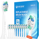 SEEREIN Philips Sonicare replacement heads pack 1 of 10