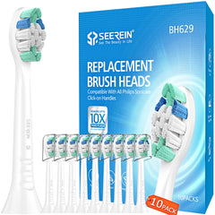 SEEREIN Philips Sonicare replacement heads pack 1 of 10