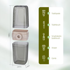 Durable lightweight plastic construction of Sekuiby travel case