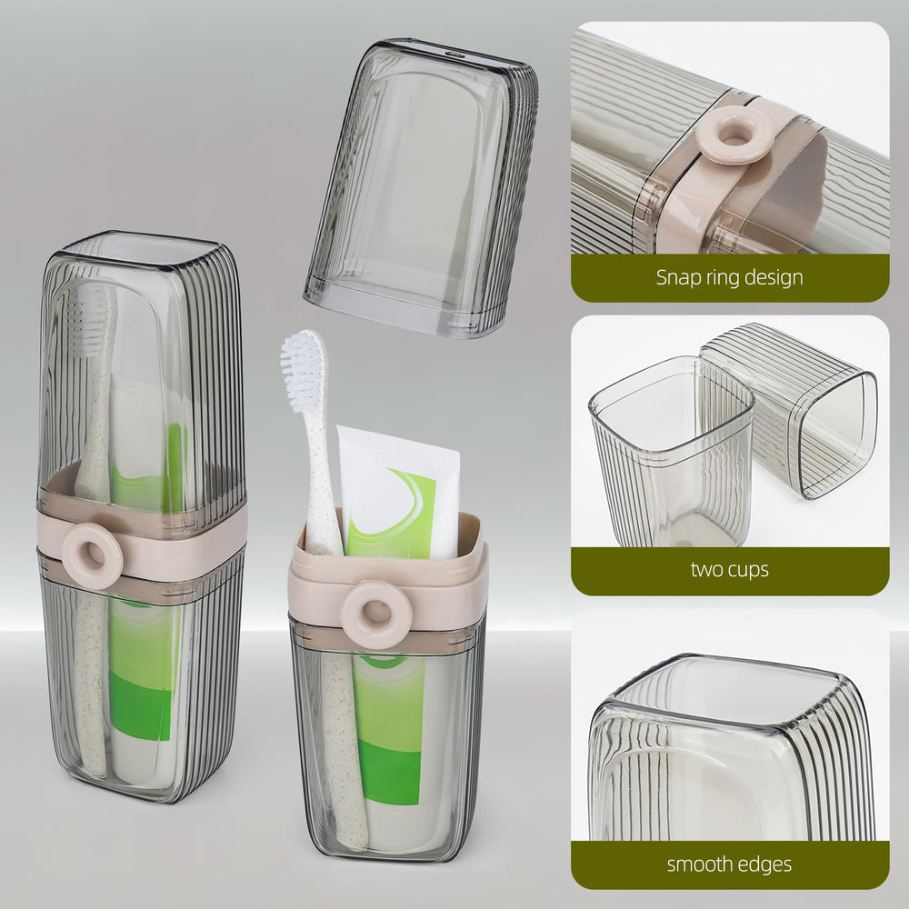 Compact travel case fitting in bag or suitcase