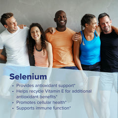 Immune system support with selenium supplementation