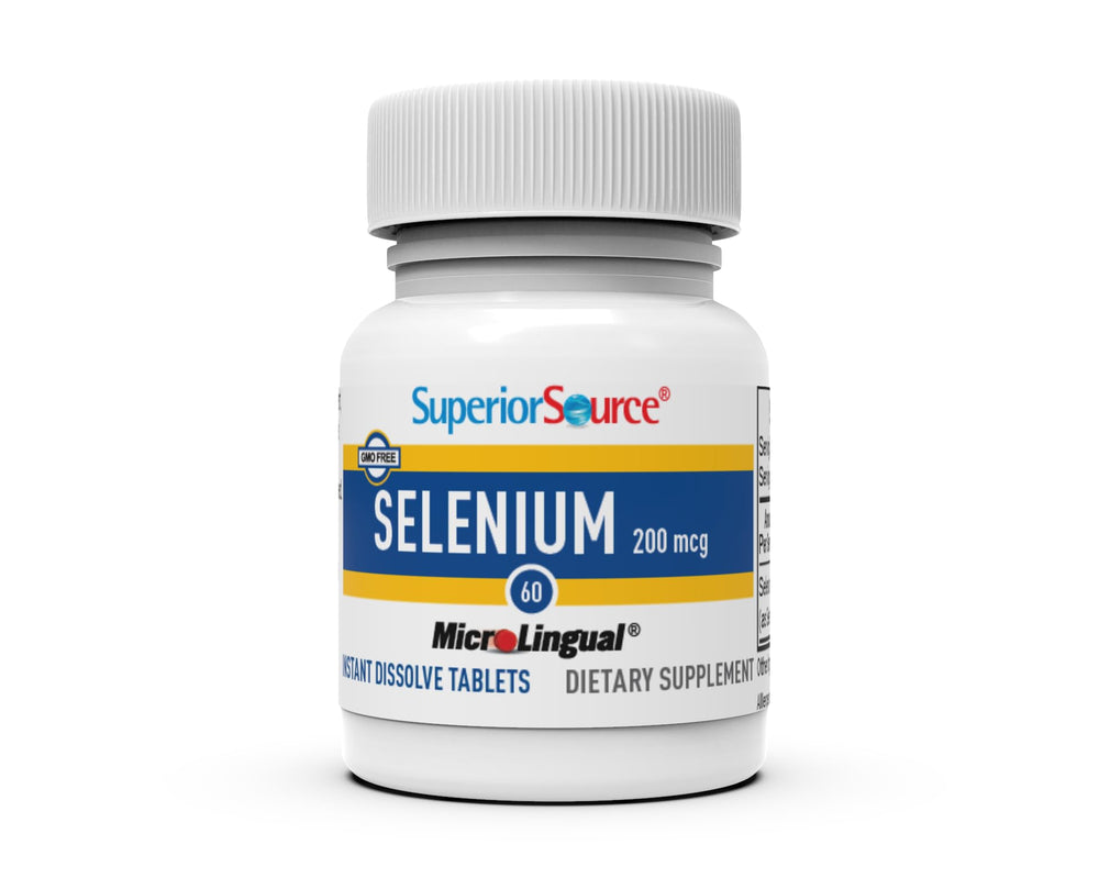 Dissolving selenium 200 mcg microLingual tablets