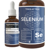 Selenium 200 mcg Selenomethionine vegan sublingual liquid bottle (2 oz)