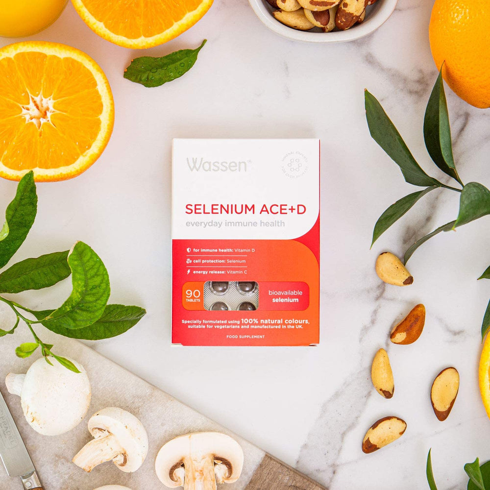 Illustration of immune support benefits from Selenium-ACE+D