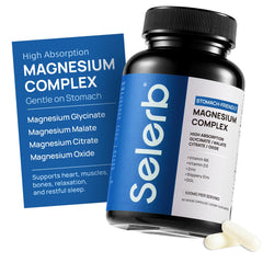 Selerb Magnesium Complex product hero image for women and men