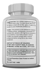 Semenoll supplement facts panel