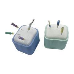 Durable plastic endodontic file holder
