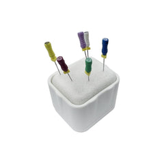 Round and square styles available for endodontic stand