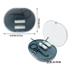 SENLIN DENTAL dual-layer retainer case in green