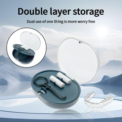 SENLIN DENTAL dual-layer retainer case in purple