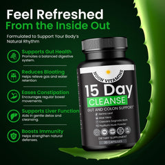 Senna leaf and herbal blend for colon cleanse