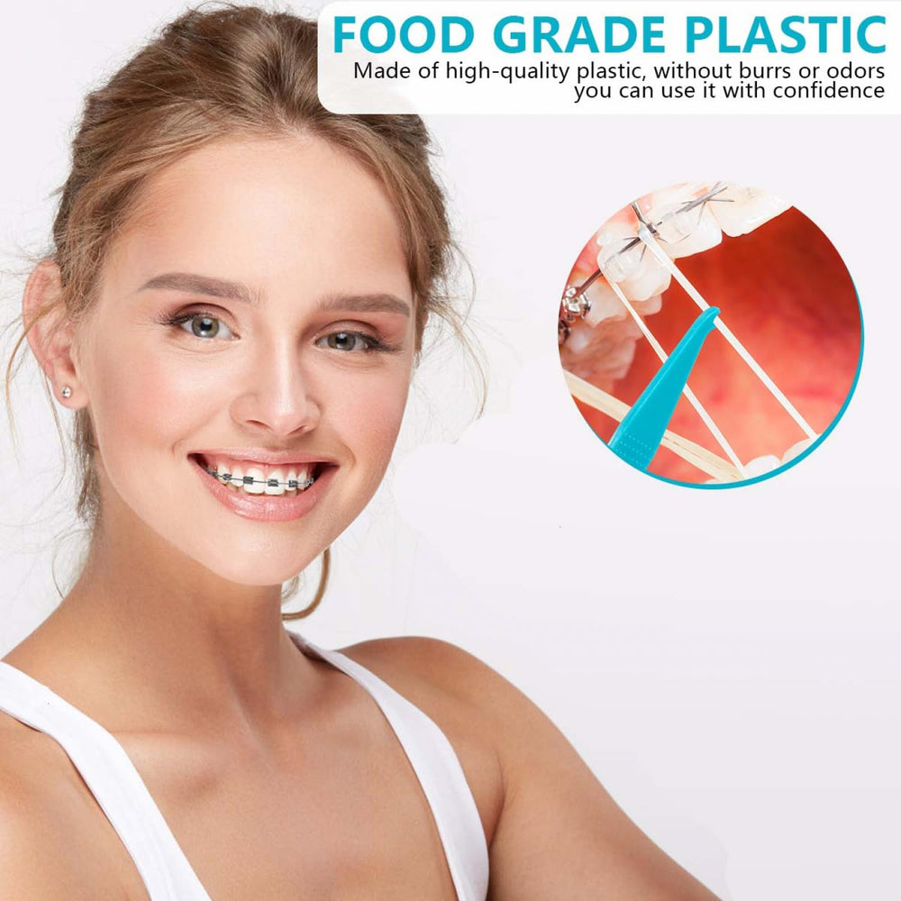 Using rubber band placers on braces