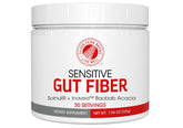 Front view of Sensitive Gut Fiber supplement tub