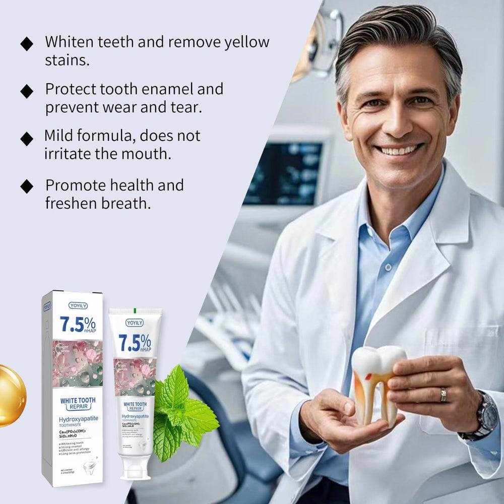 Tooth sensitivity relief with mint toothpaste