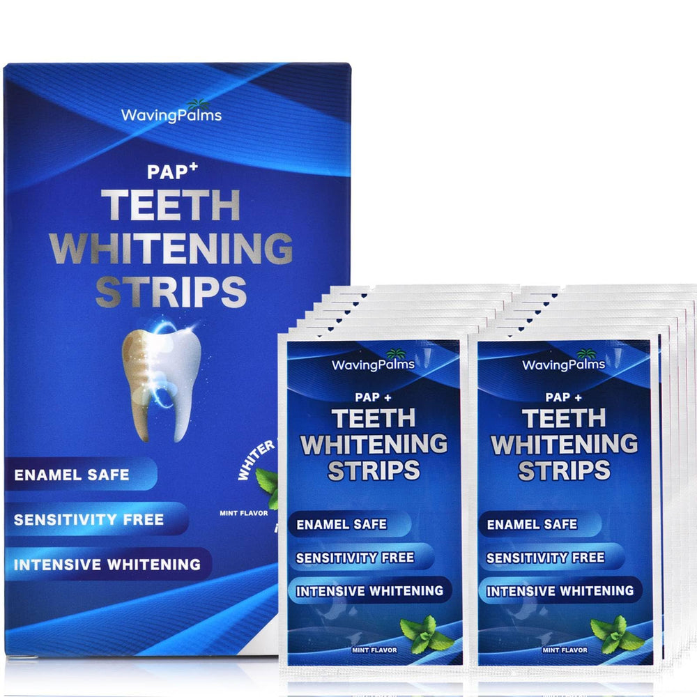 Sensitive Teeth Whitening Strips Kit packaging