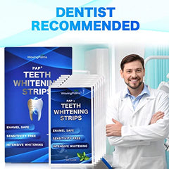 Close-up of kit with 28 peroxide-free whitening strips