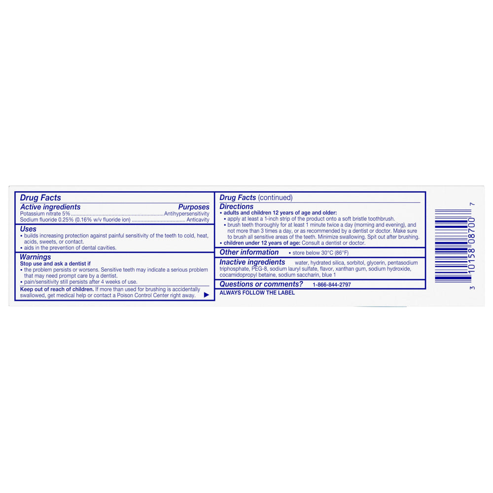 Graphic illustrating sensitivity protection in Sensodyne Deep Clean