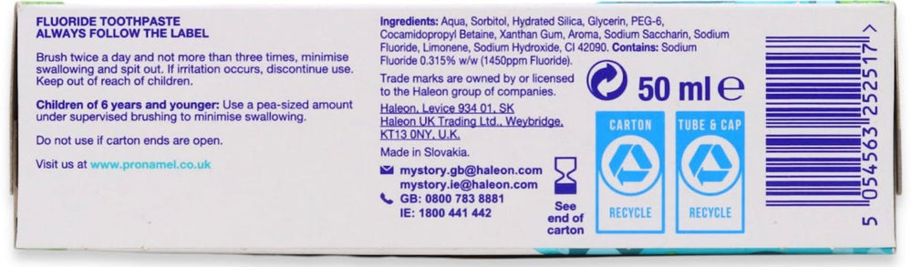 Enamel protection fluoride toothpaste for kids