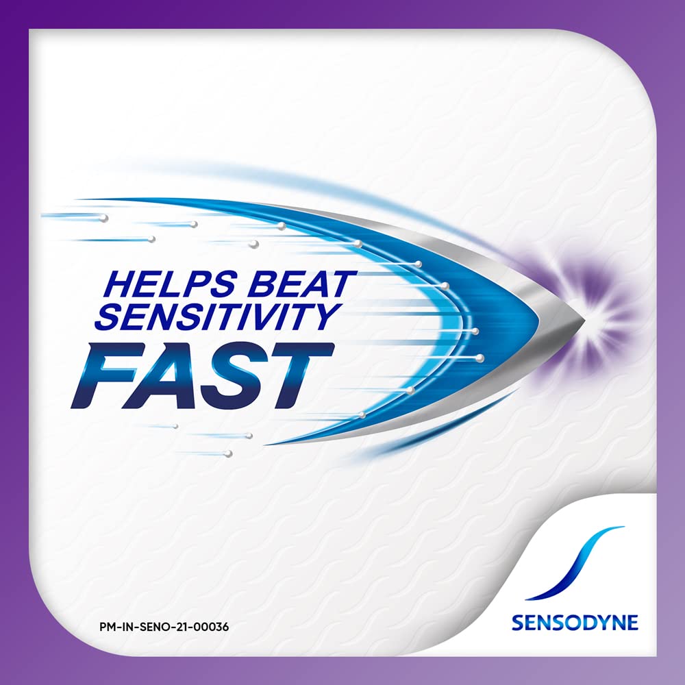 Two tubes of Sensodyne Rapid Relief toothpaste 80 g