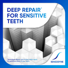 Toothpaste texture close-up showing whitening effect