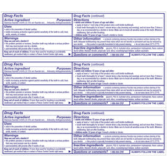 Usage guidance: twice daily brushing for sensitivity relief