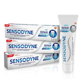 Front view of Sensodyne Repair and Protect Mint Toothpaste tube