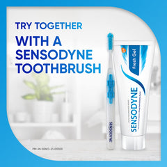 Adults using Sensodyne Sensitive Toothpaste Fresh Gel - unisex
