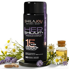 Sensuwell Shilajit for Women bottle with 90 capsules