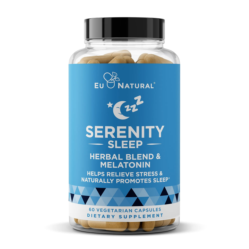 Serenity Sleep bottle with vegan soft capsules