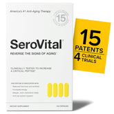 Serovital Renewal Complex bottle and label on white background