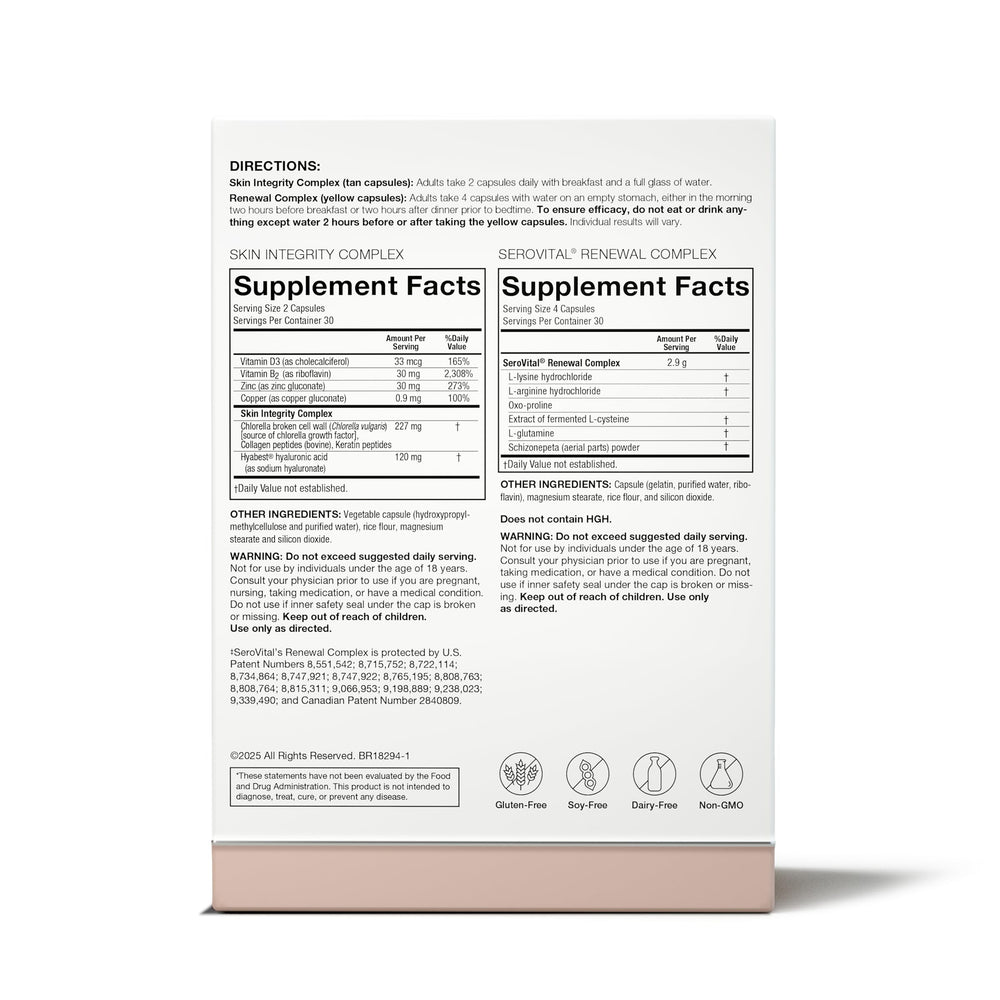 Serovital Skin Revive packaging in lifestyle setting