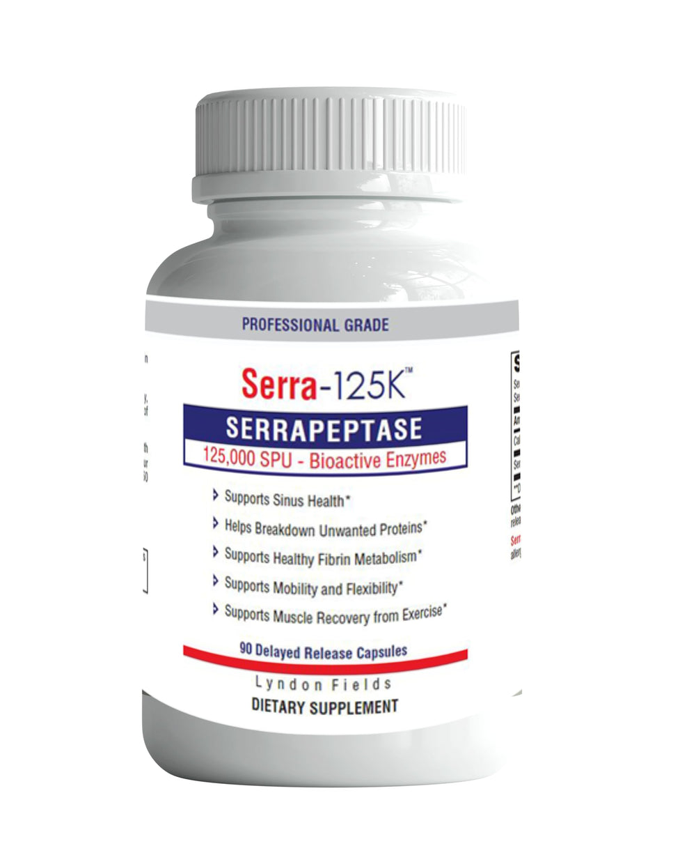 Serra-125k extra-strength serrapeptase 125000 SPU per capsule