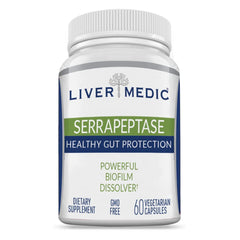 Serrapeptase Pure Digestive Enzymes bottle with label