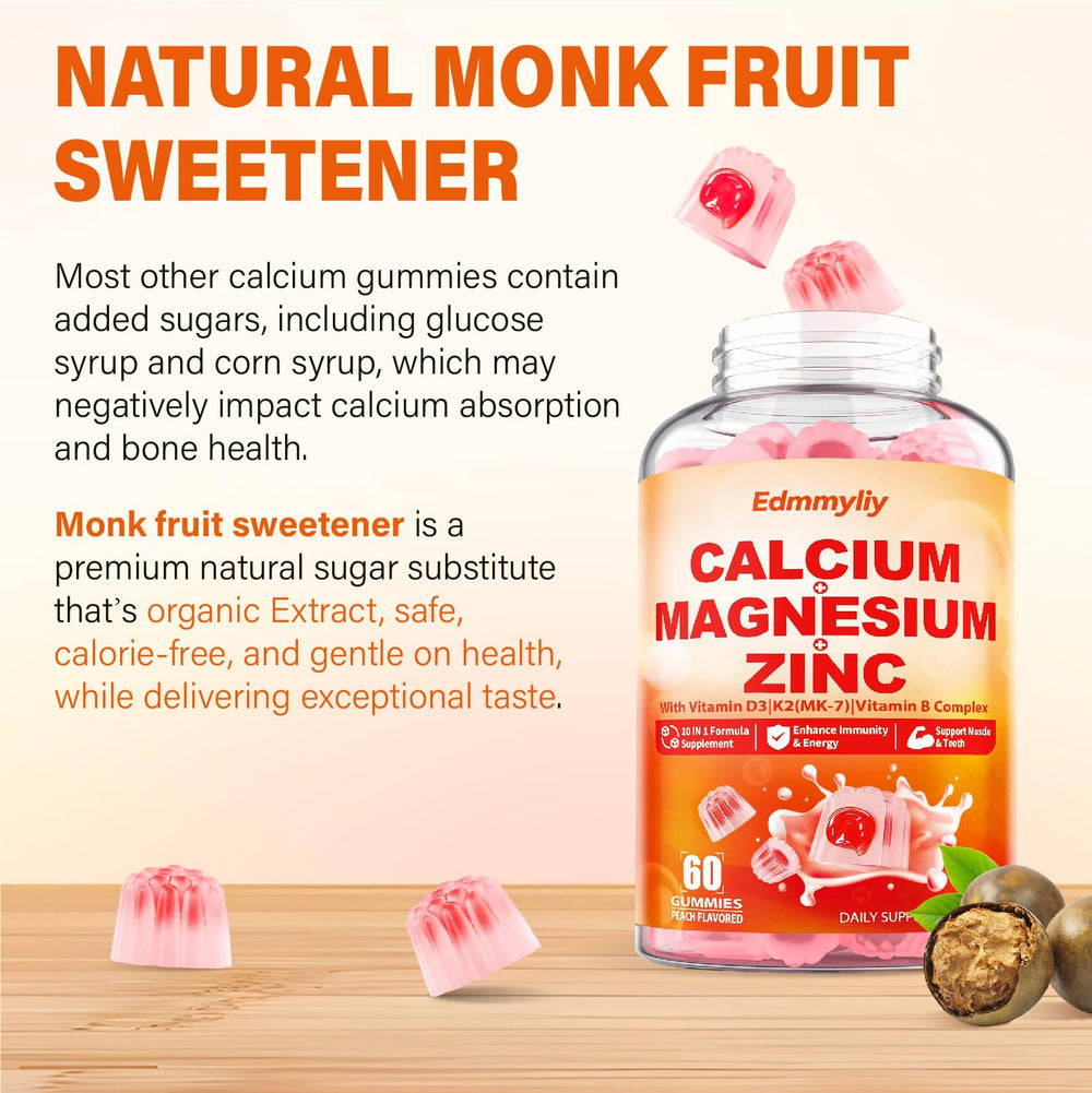 Serving size of two gummies for daily intake