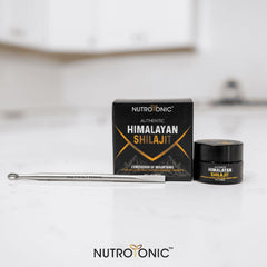 Serving suggestion for NutroTonic Shilajit resin